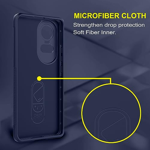 Image of amazon basics Back Case Cover for Oppo Reno 10 5G (Silicone Sapphire)