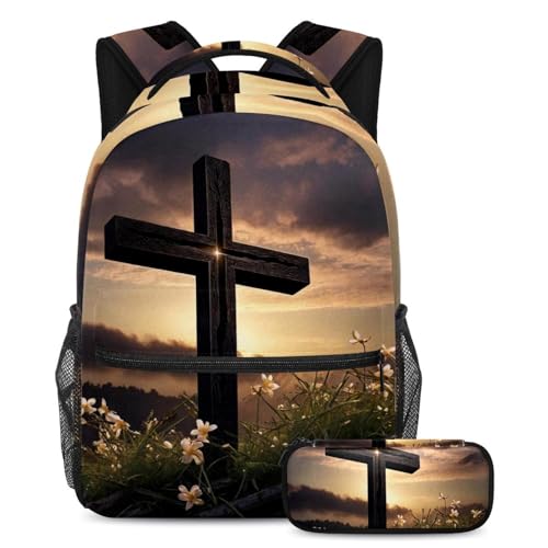 Sac à dos avec trousse ergonomique pour soulager le dos des adolescents au collège