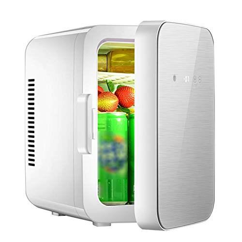 Mini-Kühlschrank 8 Liter Geräuscharme 45 db Auto Gefrierschrank Minibar Tragbare mit Kühl und Heizfunktion Dual-Use Kühlbox Regelbare