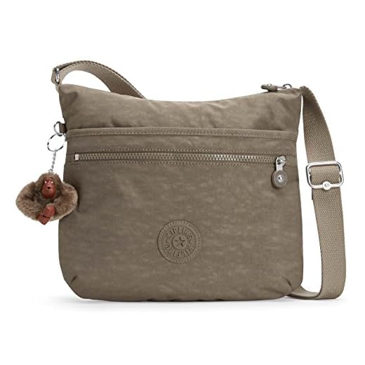Kipling Arto Bandolera Mediana, True Beige (Marrón)