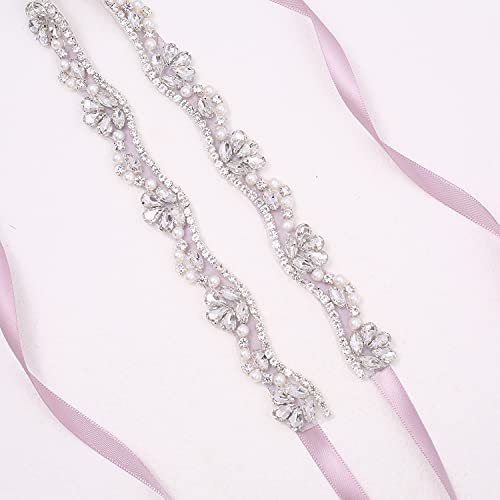 Rhinestone Bridal Belt Bridesmaid Sash Crystal Wedding Belt for Prom Dress Evening Gown2