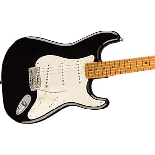 Fender Vintera II ’50s Stratocaster MN Black – Guitare Électrique - Les Beatles, Paul McCartney, John Lennon, RIngo Starr, George Harrison Fender Vintera II '50s Stratocaster MN Black - Guitare Électrique – Image 4