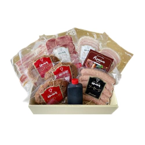 「ミートフーズウスイ」 お肉屋さんの 5種 にぎわいセット ハンバーグ ロースハム 牛タン ソーセージ ベーコン 1T06021