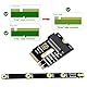 CY-Karte 2230 NGFF A+E-Key Stecker auf NVME M-Key Buchse Verlängerung PCI-E 4.0 Adapter mit Halterung für Laptop-Mainboard SSD 2280