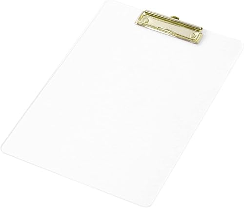 Miniatura 1 de Files Folder Acrylic File Clipboard Folder Writing Pad File Clipboard for Doctor Office Files Organizer (Color  Gold)
