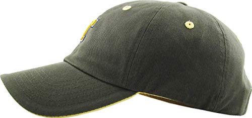 Image of A-Z Name Initial Alphabet Letter Baseball Cap for Teams Great Gift for Family Husband Wife Mom Dad Kids