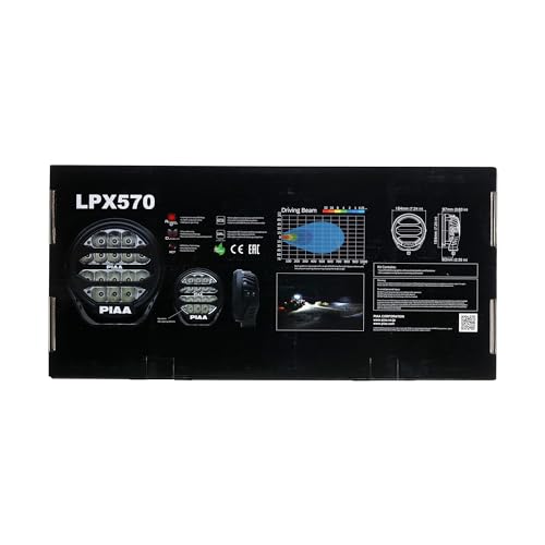 Lámpara auxiliar LED blanca LPX 7 pulg. kit 2 unidades miniatura 6