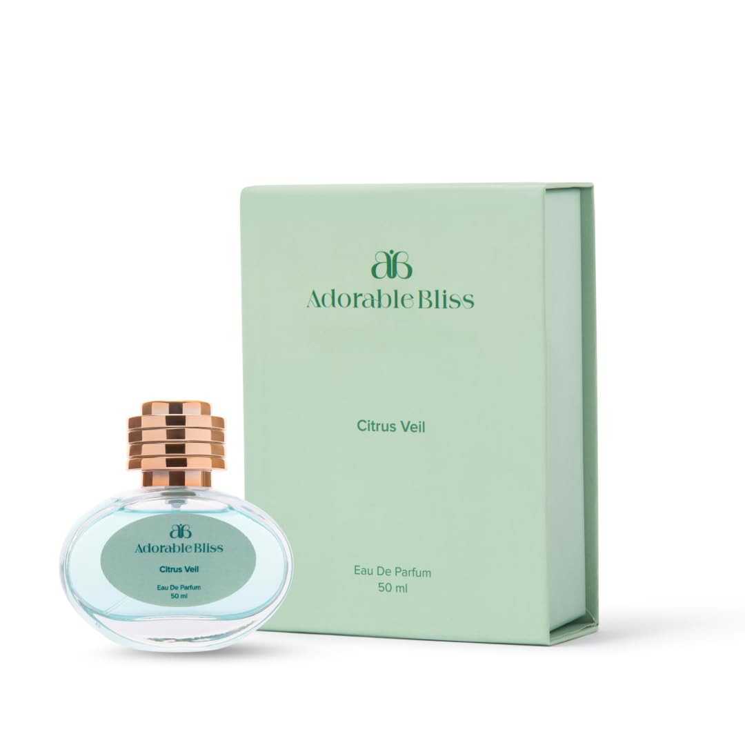 Adorable Bliss Citrus Veil Eau De Parfum 50ML | Luxury Fragrance With Fresh Citrus For Women | Cruelty-Free Fragrance | Long-Lasting | Luxury Gift For Her | Perfect for Day, Office & Evning Dates-image-23