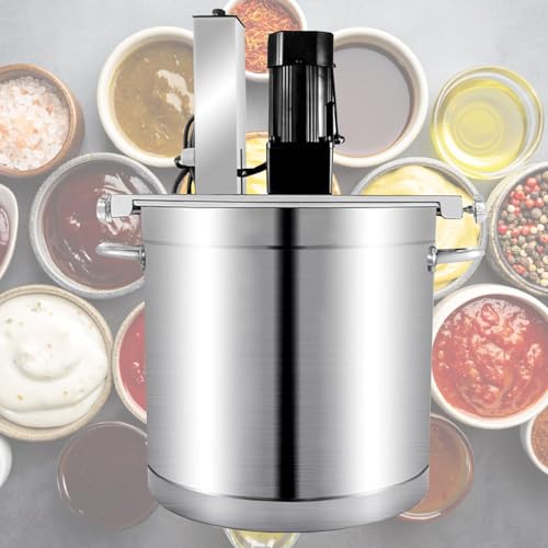 Batidora De Alimentos AutomáTica Comercial De 20/25/40/60/85 L, MáQuina De CoccióN AutomáTica, Agitador De Salsas, Raspador De 4 Cuchillas, Velocidad De AgitacióN Ajustable, Para Preparar Mermeladas,