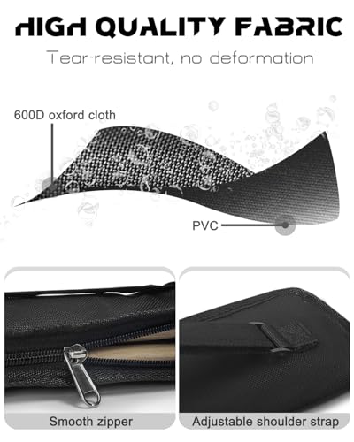 Amazing Fair Drumstick Bag, Small Drumstick Storage Case, Hanging Drumstick Rack Bag (Black) - Thumbnail 6