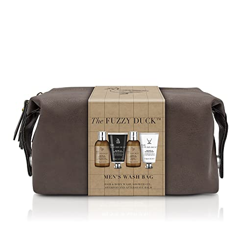 Baylis & Harding The Fuzzy Duck Men's Hemp & Bergamot Luxury Wash Bag Gift Set (Pack of 1) - Vegan Friendly