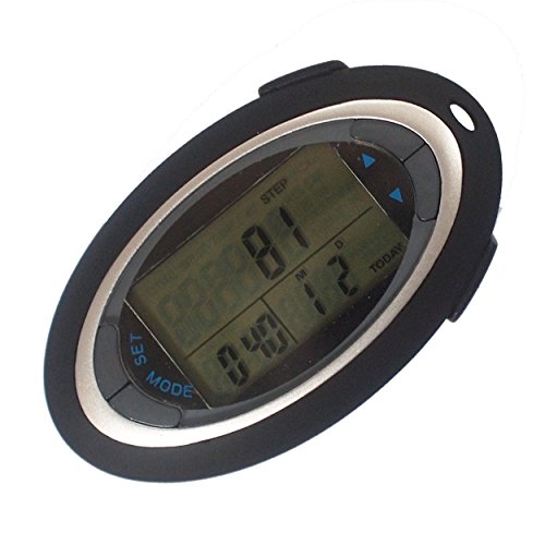 Fit-Meter WP-806 3D Digital Pocket Pedometer with Smart Tri-Axis Technology; Tracks Steps, Distance, Speed, Time & Calories Burned; Helps Men, Women & Kids Track Activity & Get Fit by Walking