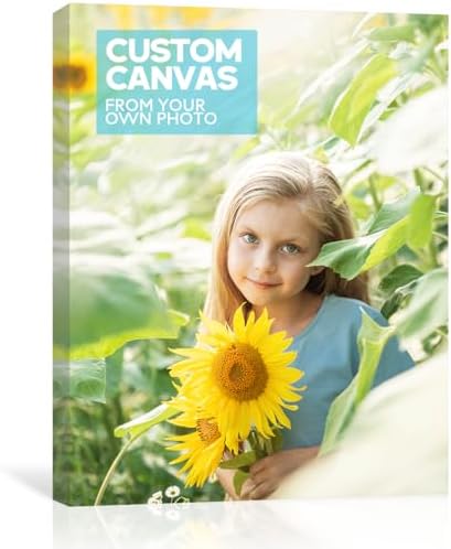 GMissT Canvas Prints With Your Photos - Personalized Pictures On Canvas Custom Poster for Home Decor - Floating Frames & Gift Wrapping Available