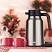 Thermal Coffee Carafe 51oz - 36 Hours Coffee Thermos- Insulated 304 Stainless Steel Hot Beverage Dispenser - Coffee Carafes For Keeping Hot/Cold Coffee, Tea, Water, Drink Dispenser for Parties