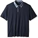 Perry Ellis Men's Big and Tall Pima Polo with Woven Collar
