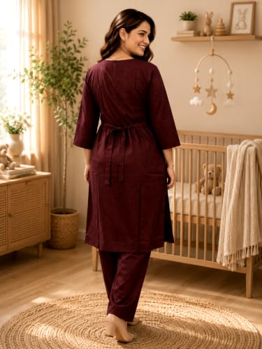 Image of RITIJYA Cotton Cord Set for Women