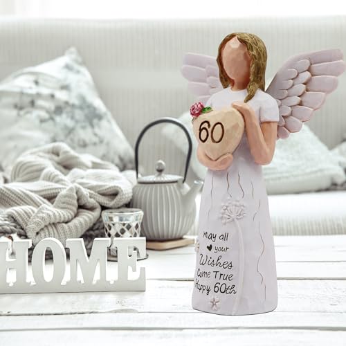 Figura decorativa 60 cumpleaños mujer pintada a mano miniatura 5
