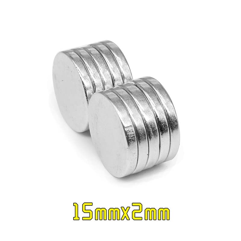 5/10/20/50/100/150PCS 15x2 Neodymium Disc 15mmx2mm Permanent Small Round 15x2mm Thin Search 15 * 2 Magnets(150PCS)