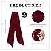 YKW Christmas Velvet Wreath Sash, 2 Pack Extra Wide 5.1