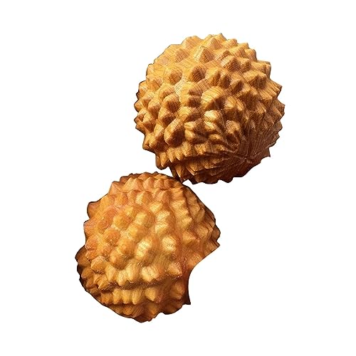 SciAza Bolas de Baoding Bolas de Salud Chinas Fitness Ball, Yaibai Walnut Ejercicio Dedo Ejercicio para Arreglar la Pelota, Practicar Balonmano(Color:A,Size:)