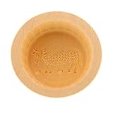 HOFMEISTER® Butterform, für 250 g Butter, 11 cm, Kuh, handgefertigt in Deutschland, Butter-Form zum Dekorieren, runde Sturz-Form, Butter-Model aus heimischem Ahorn-Holz