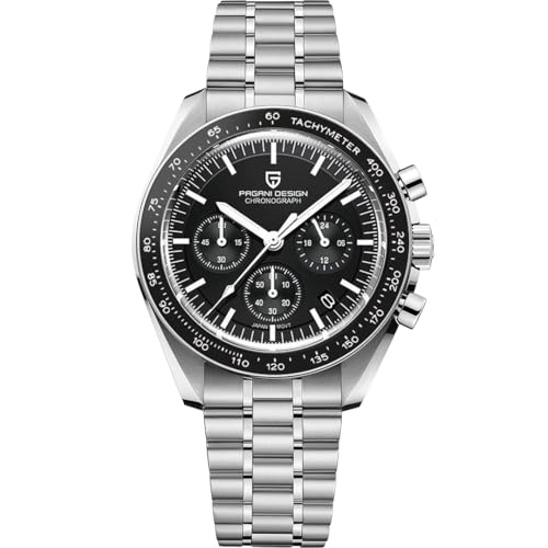 Image of LACZ DENTON Pagani Design PD1701V3 Men's Watches Quartz Men Chronograph Stainless Steel Sports Watches for Mens Waterproof Watches Japan VK63 Movement