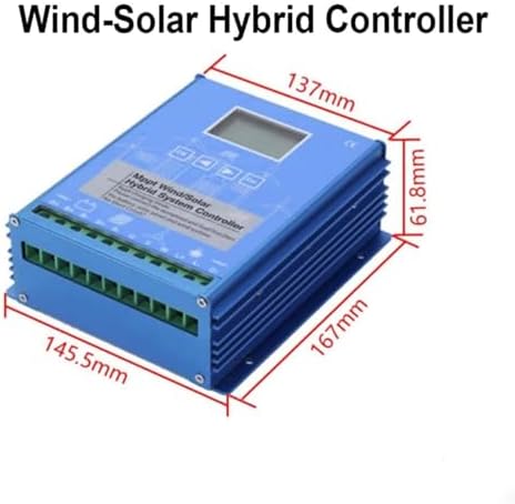 12000W Wind & Solar Hybrid MPPT Charge Controller 220V, 12V/24V/48V Automatic Off-Grid System with Dump Load & LCD Display, Universal for Renewable Energy Solutions