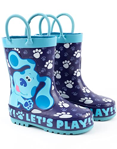 Animated Blue Puppy bottes de pluie enfants et chaussures de marche résistantes à l'eau
