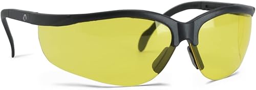 Walker's Sport Lentes de policarbonato de alta calidad Montura media con pieza nasal de goma suave ajustable Gafas de seguridad para tiro