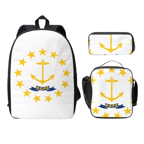 Sac à dos Rhode Island et sa trousse à lunch pour les journées au lycée