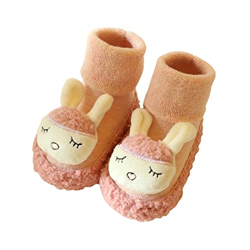 Baby Non Slip Warm Sock Shoes Autumn Winter Cute Toddler Walking Shoes Boys Girls Flat Bottom Comfortable Shoes
