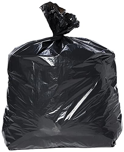 Ideal 365 Bin Bags - 200 Black Bin Bags, Heavy Duty, CHSA Approved, 18KG Rated, 30MU, Size 457x737x965mm