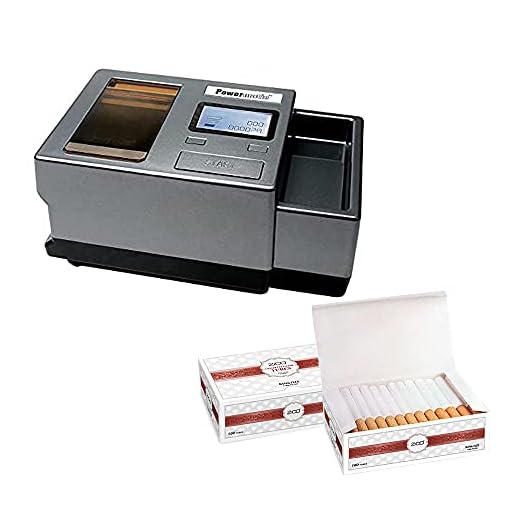 Powermatic 3 Plus Electric Cigarette Injector Machine with Zico King Size Tubes.
