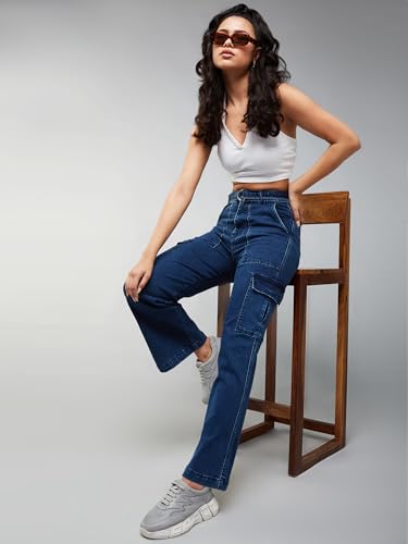 Jean stretch à jambe large Dolce Crudo pour femme - 2