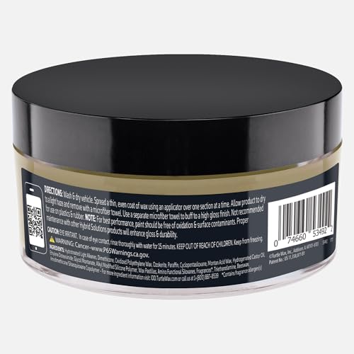 Turtle Wax Hybrid Solutions Ceramic Graphene Paste Wax for Car Detailing, High Gloss Shine, Extreme Water Beading, Long-Lasting Protection, for Paint, Glass Metal, Wheels and More, 5.5 oz (Pack of 1) - Image 7