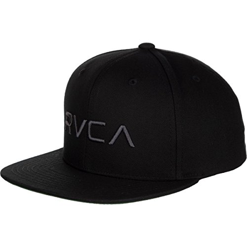 RVCA Twill Snapback III Hat Black Charcoal Grey
