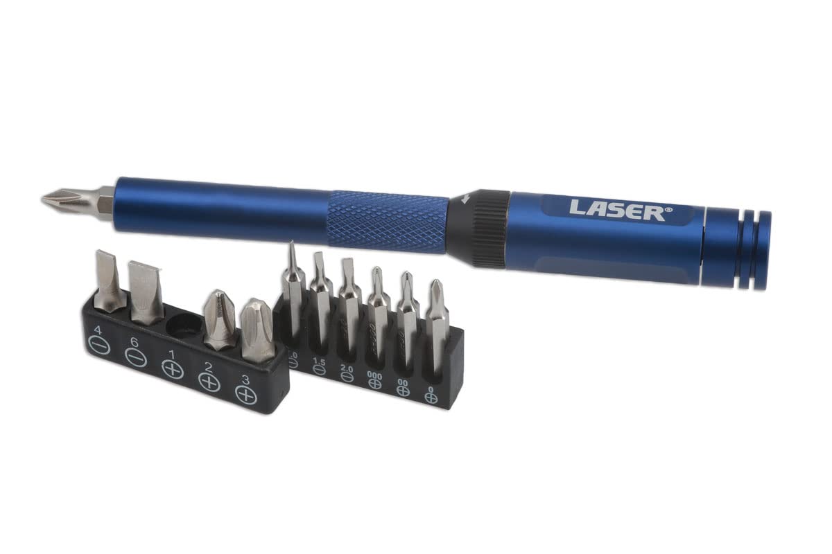 Laser8244 Ratchet Screwdriver for Standard & Precision Bits
