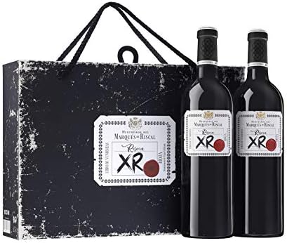 XR de Marqués de Riscal – Vino tinto Reserva Denominación de Origen Calificada Rioja, Variedad Tempranillo, 24 meses en barrica – Estuche 2 botellas x 750 ml – Total 1500 ml XR de Marqués de Riscal – Vino tinto Reserva Denominación de Origen Calificada Rioja, Variedad Tempranillo, 24 meses en barrica – Estuche 2 botellas x 750 ml – Total 1500 ml