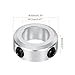 MECCANIXITY Shaft Collar 12mm/ 1/2 Inch Bore Aluminum Set Screw Style Clamping Collars Silver 10 Pcs