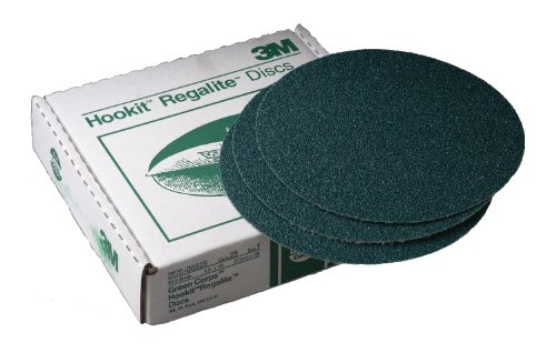3M Green Corps Hookit Disc, 00525, 8 in, 36, 25 discs per carton