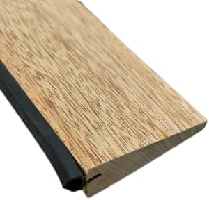 Seuil De Porte En Bois à Peindre ELLEN - Dimensions 22 X 84 X 950 Mm, Avec Joint, Pour Intérieur Ou Extérieur