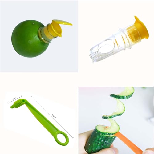 Nvmti Cocororo Peeler, Multifunctional Single Blade Peeler + Lemon Squeezer + Spiral Potato Peeler thumb #5