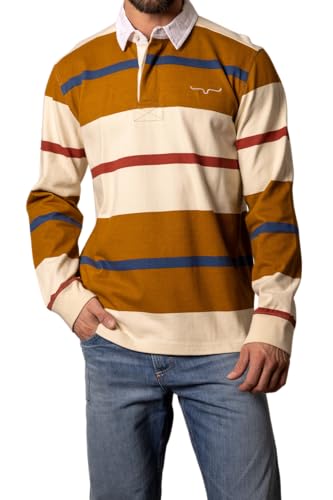 Kimes Ranch Men’s Bulldog Rugby Long Sleeve Shirt