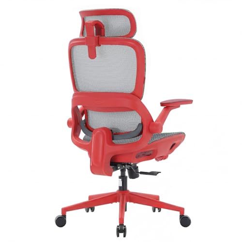 Image of SIHOO M18 Ergonomic Office Chair, Computer Desk Chair with Adjustable Headrest and Lumbar Support, High Back Executive Swivel Chair for Home Office (Pure Black)