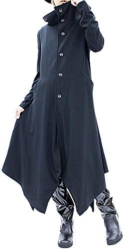 Amazon Ankorock アンコロック コート メンズ コート レディース コート ユニセックス ビッグシルエット ロングコート ロング丈 黒 ブラック コート ジャケット 通販