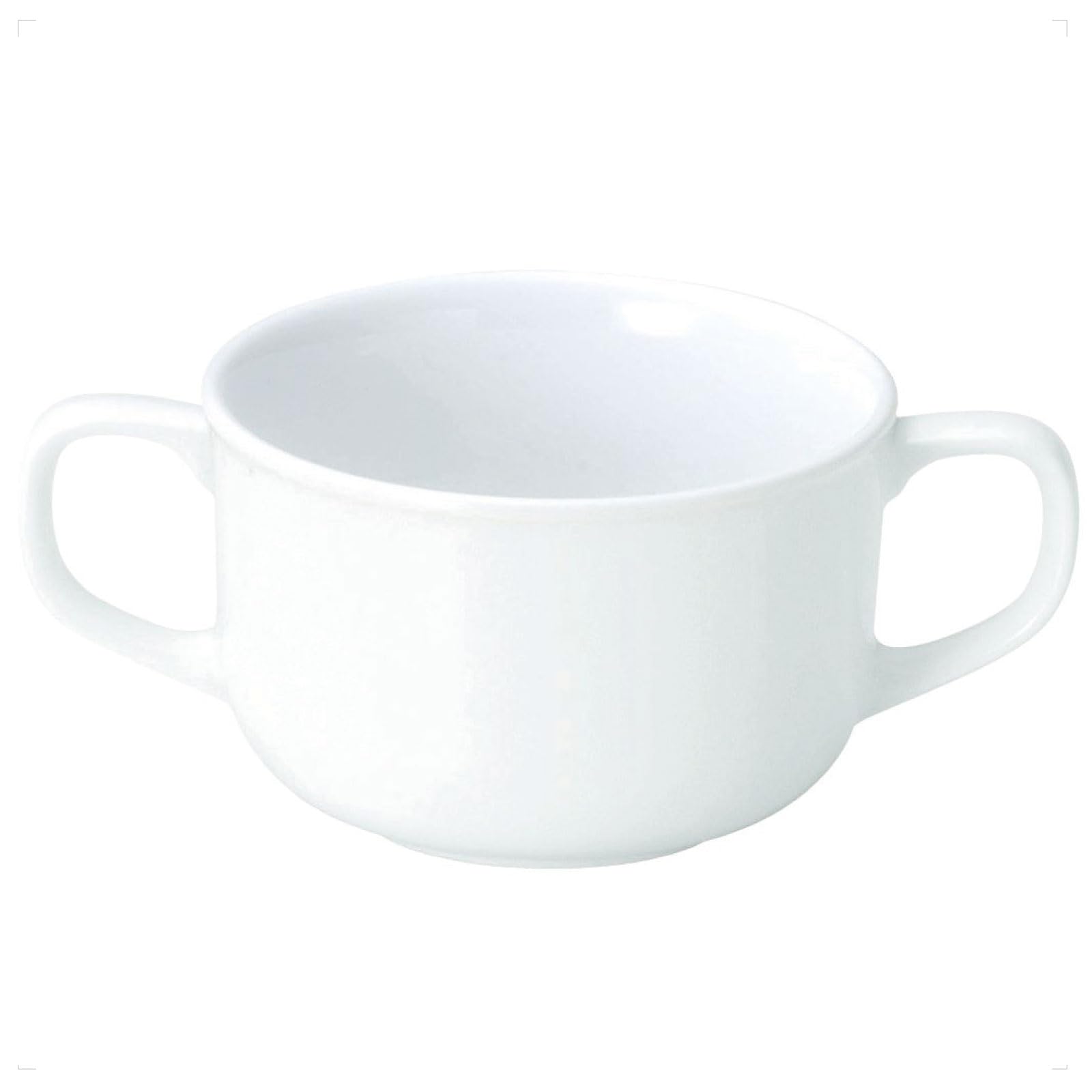 Amazon.co.jp: 【180cc 両手ハンドル付きスープカップ】まるく