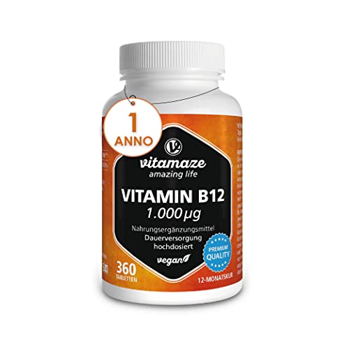 Vitamaze Vitamina B12 1000 mcg 360 Compresse Vegan
