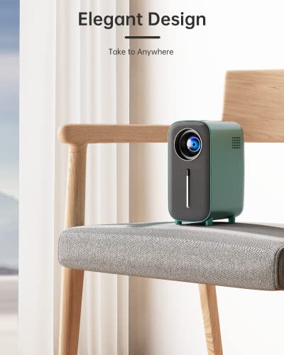 Mini Projector, Hision Bluetooth Projector 1080P Projector 4K Movie Projector Portable Home Tv Projector 8500L Outdoor Video Led Projector Compatible With Tv Stick Laptop Phone Tablet Hdmi Usb Dvd H7 #TOP5