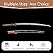 TUONEX Handmade Katana, Traditional Clay Tempered 1060 High Carbon, Full Tang Sharp Authentic Japanese Craft Samurai Sword