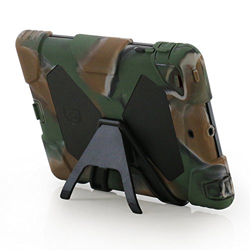 iPad Mini Case, iPad Mini 2 Case, iPad Mini 3 Case, Aceguarder IPad Mini Case Comfortable Hand Feeling Drop Resistance Soft Silicone Case with Stand (Camo)